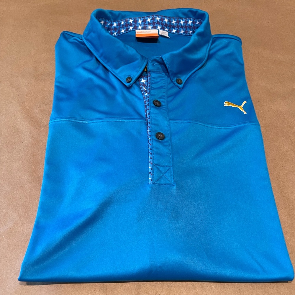 Puma | XL| Men’s Golf Polo with USP | Teal Blue